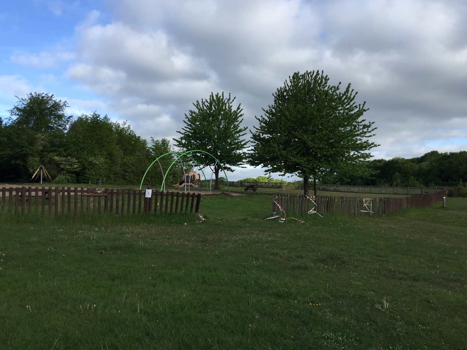 Barriers and tape removed from play area at Cosmeston